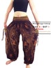 Harem Pants Women Yoga Pants Aladdin Pants Thai Pants Boho Pants Gypsy Pants Rayon Genie Pant Hippie Pants Trouser Brown (TS44) 