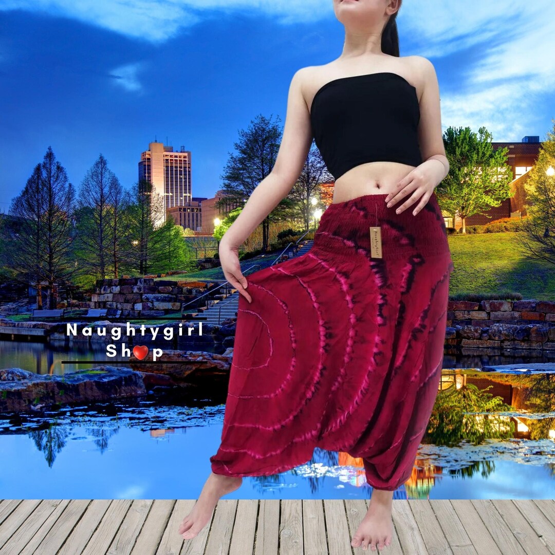 red-tie-dye-pants-women-harem-pants-yoga-pants-aladdin-pants-tie-dye