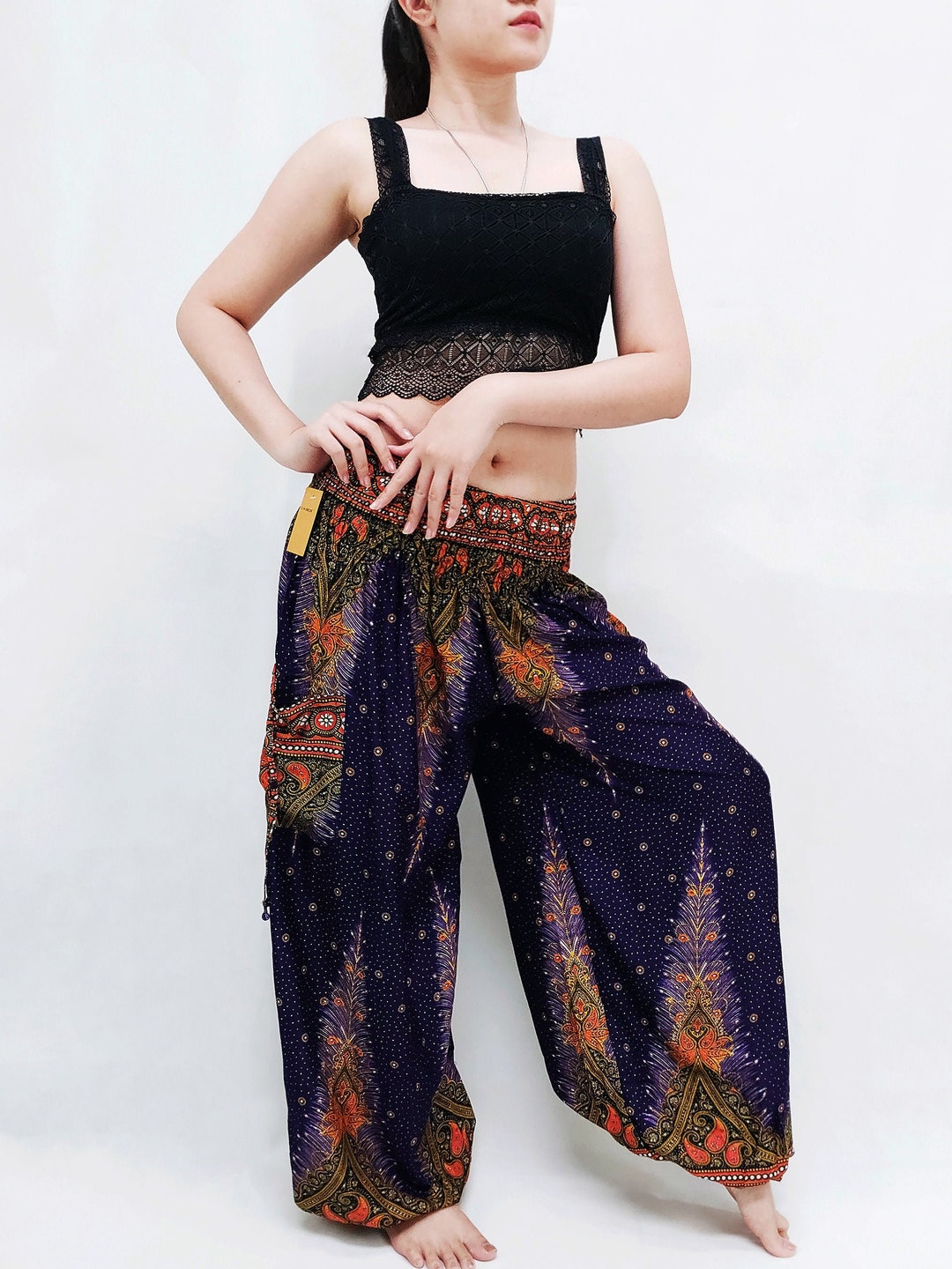 Women Trouser Thai Pants Yoga Pants Aladdin Pants Thai Pants - Etsy