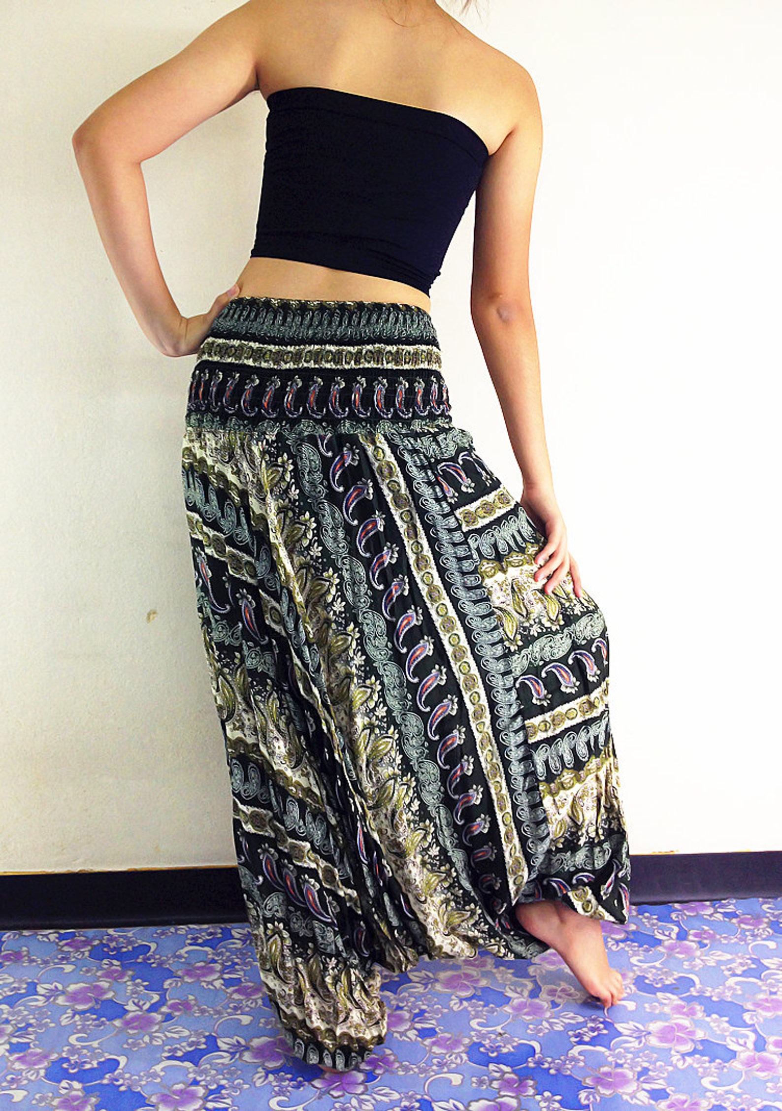 black harem pants asda