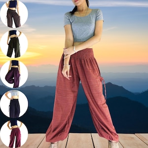 Women Harem Pants,Yoga Pants,Aladdin Pants,Maxi Pants,Boho Pants,Gypsy Pants,Hippie Pants,Trouser Cotton Pants (TCC)