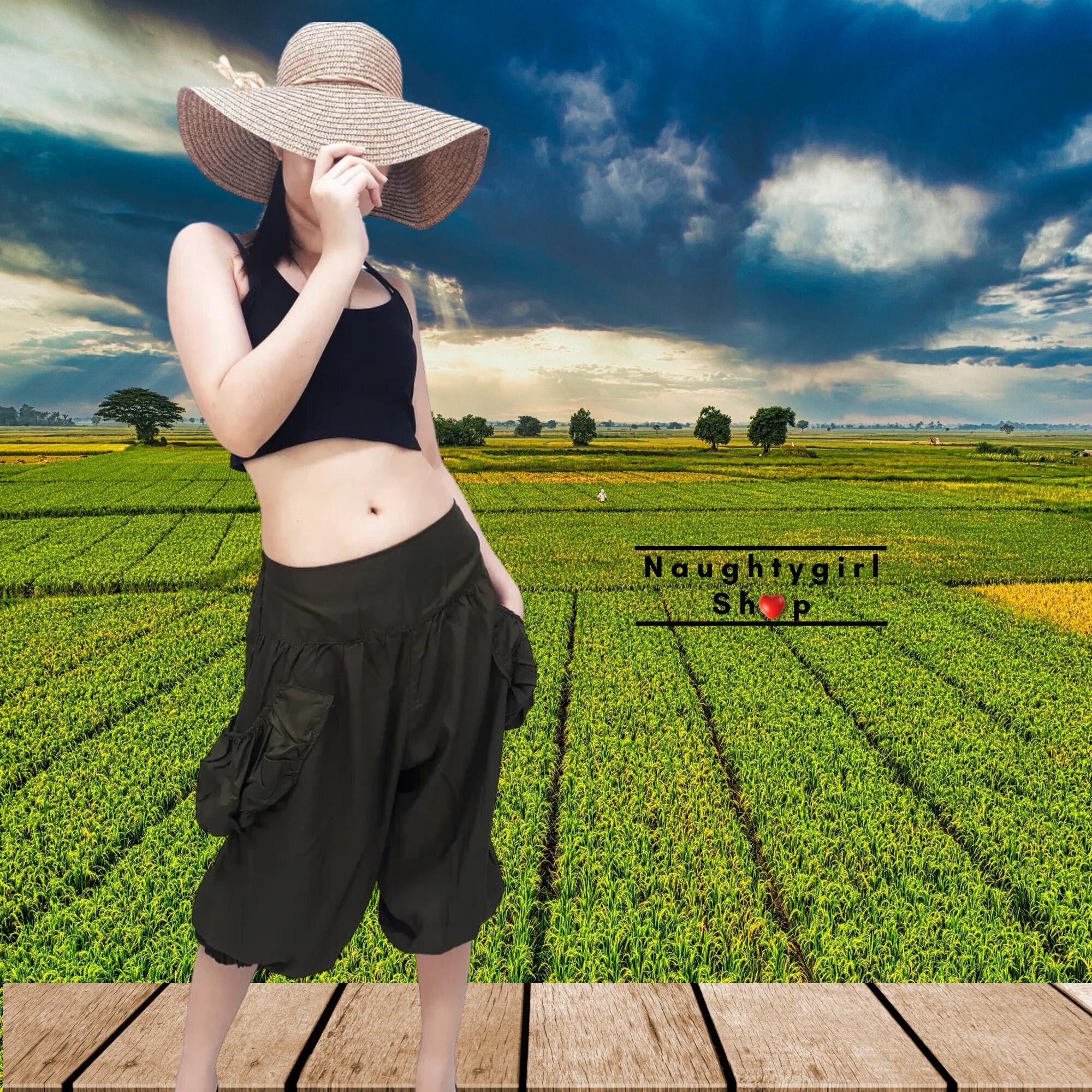 Olive shop baggy pants