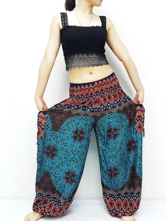 Women Trouser Thai Pants Yoga Pants Aladdin Pants Maxi Pants | Etsy