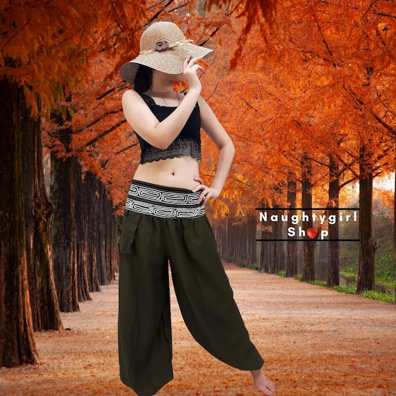 Pantalones Harem LRT8, Mujer, Pantalones de Yoga, Pantalones