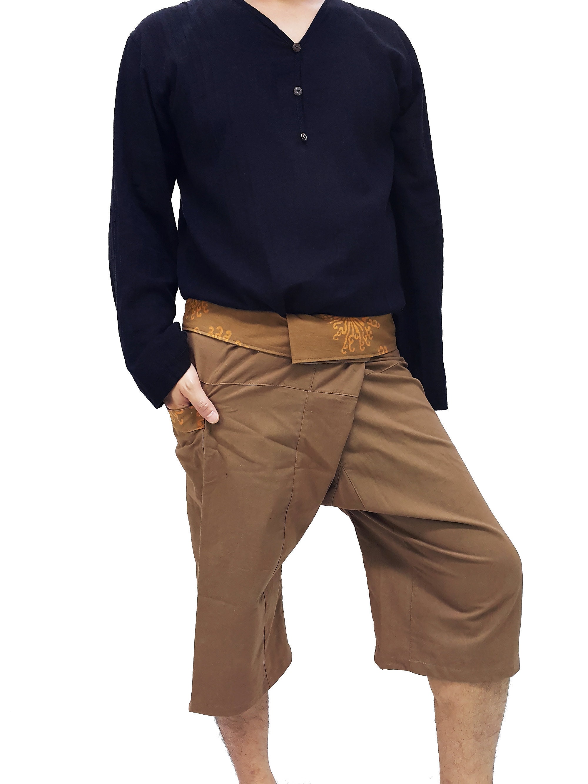 Cotton Fisherman Pants Etsy