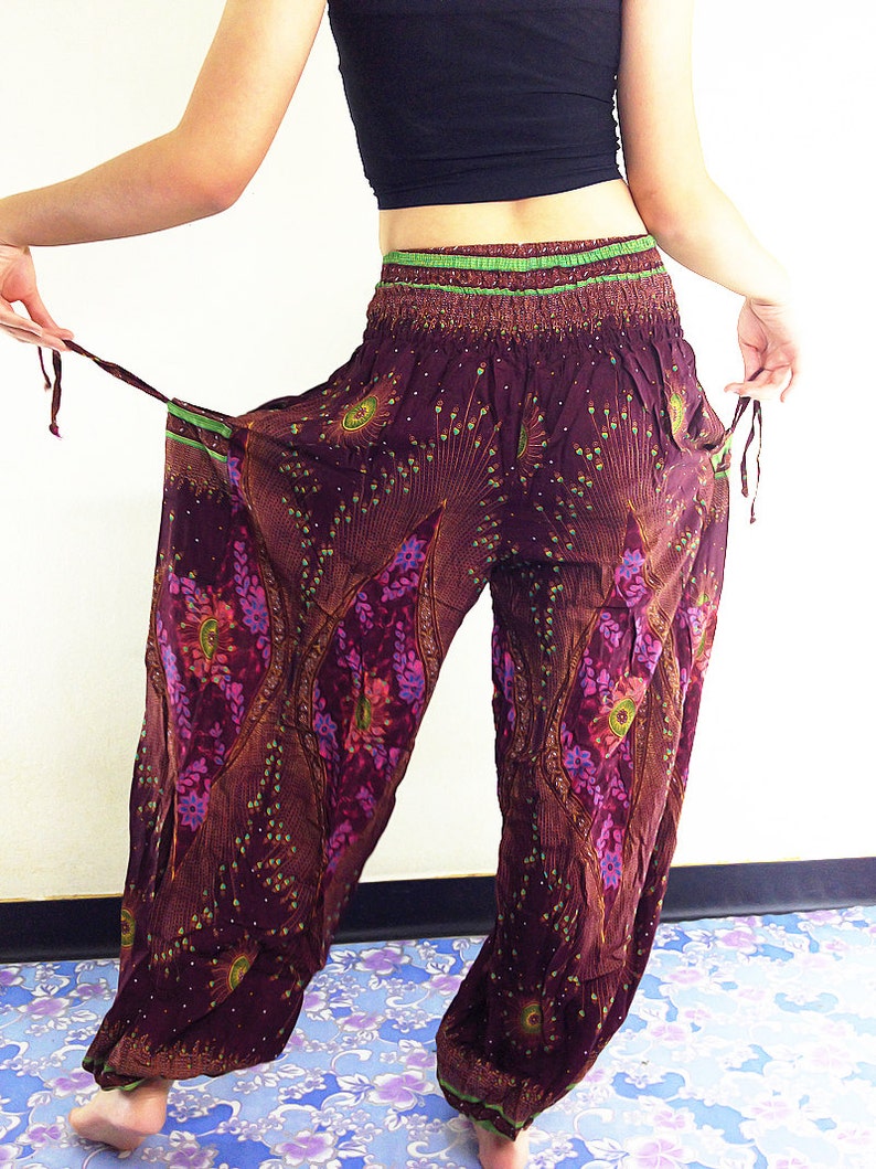 Women Trouser Thai Pants Yoga Pants Aladdin Pants Thai Pants - Etsy