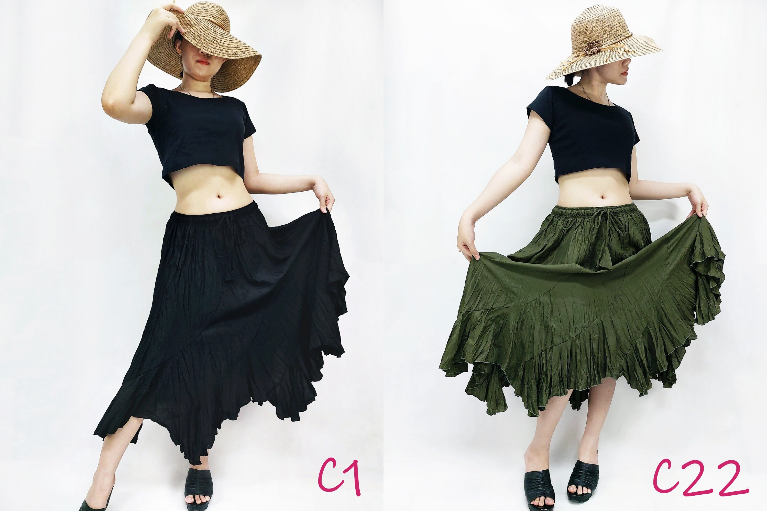 Women Skirt Gypsy Skirt Rayon Skirt Boho Skirt Hippie Skirt | Etsy
