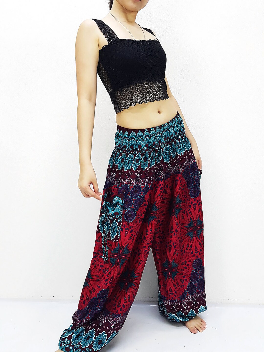 Women Trouser Thai Pants Yoga Pants Aladdin Pants Maxi Pants - Etsy