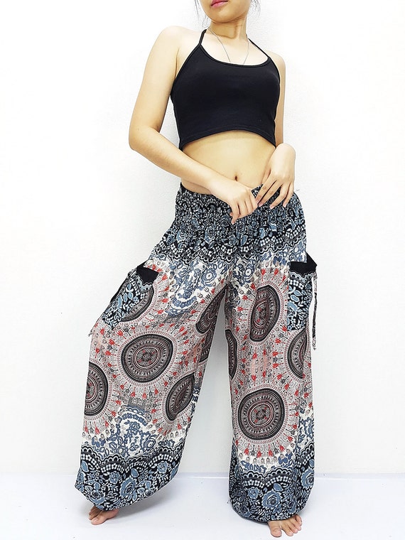 Black Harem Pants Women Yoga Pants Aladdin Pants Maxi Pants | Etsy