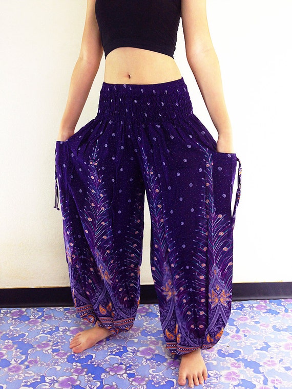 Harem Pants Women Yoga Pants Aladdin Pants Thai Pants Boho | Etsy