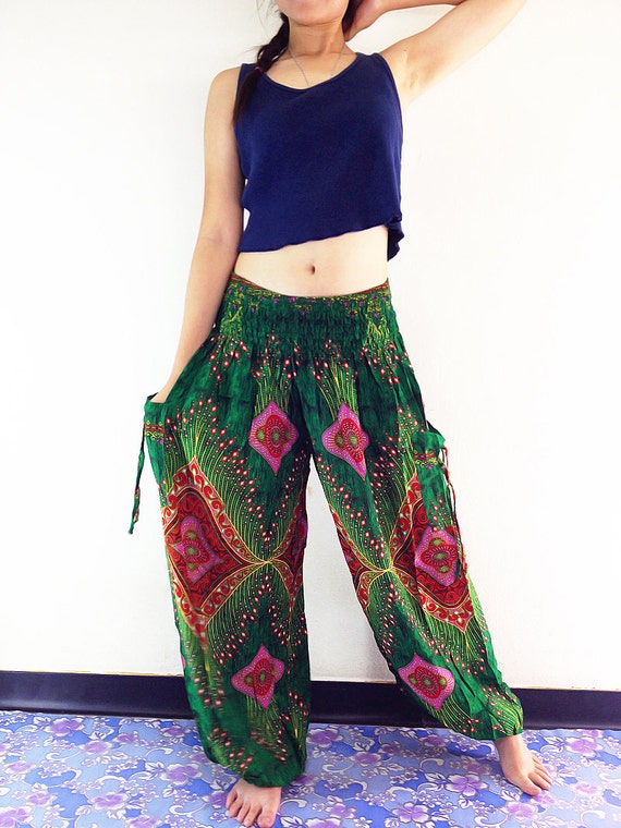 Women Trouser Thai Pants Yoga Pants Aladdin Pants Maxi Pants | Etsy