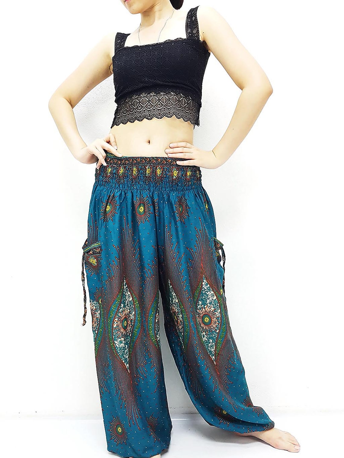 PLUS SIZE XXL Women Trouser Thai Pants Yoga Pants Aladdin | Etsy