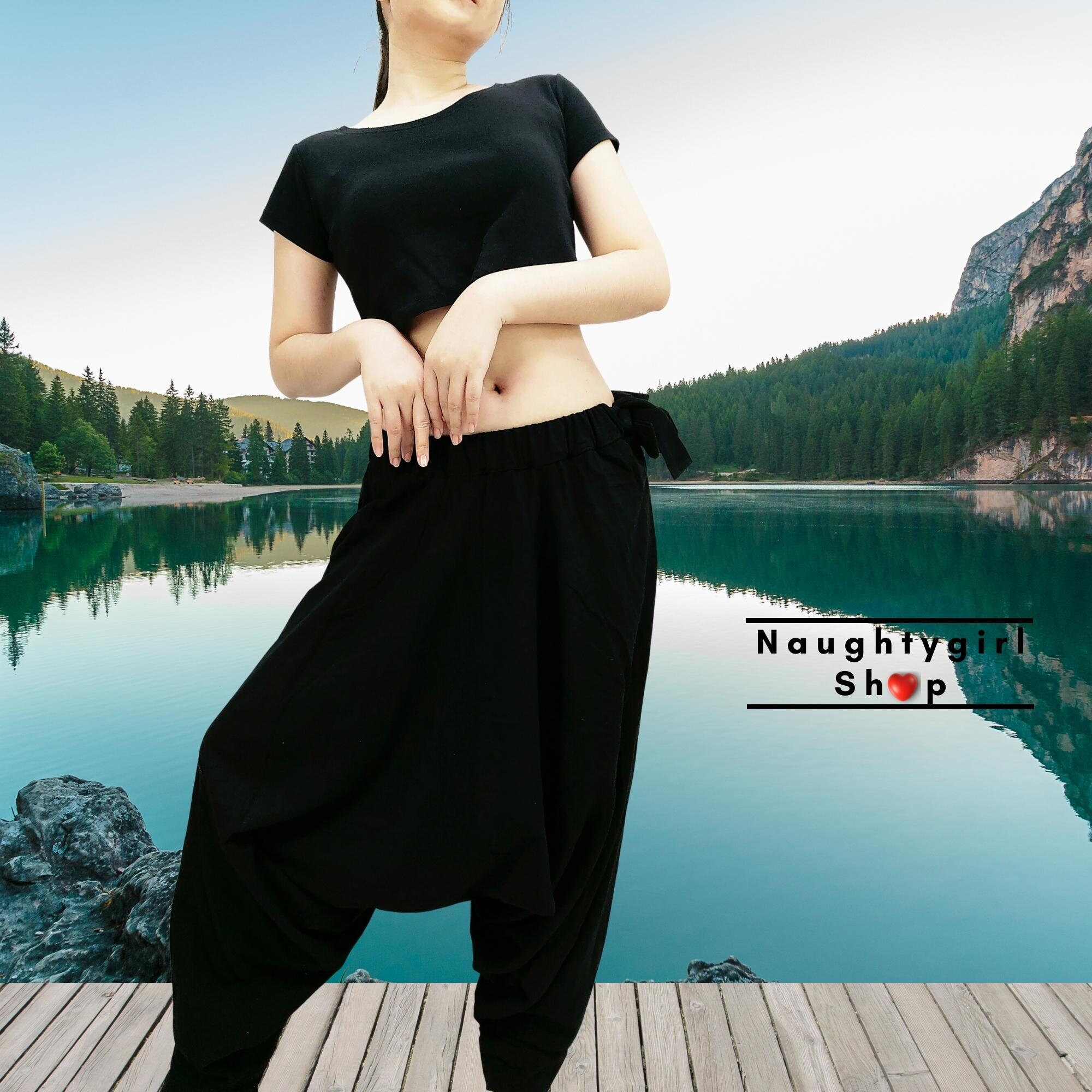 Samurai Pants,cotton Pants,unisex Harem Pants,ninja Pants Samurai Pants,cotton Pants,unisex Harem Pants,ninja Pants