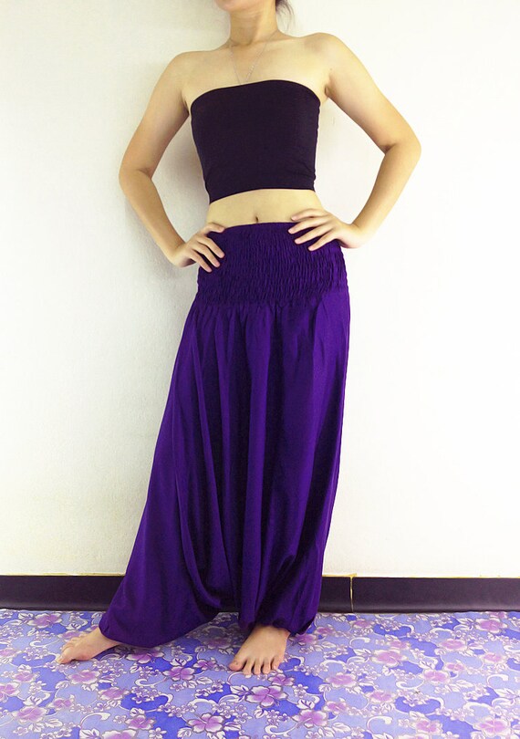 Women Harem Pants Yoga Pants Drop Crotch Aladdin Pants Maxi Etsy