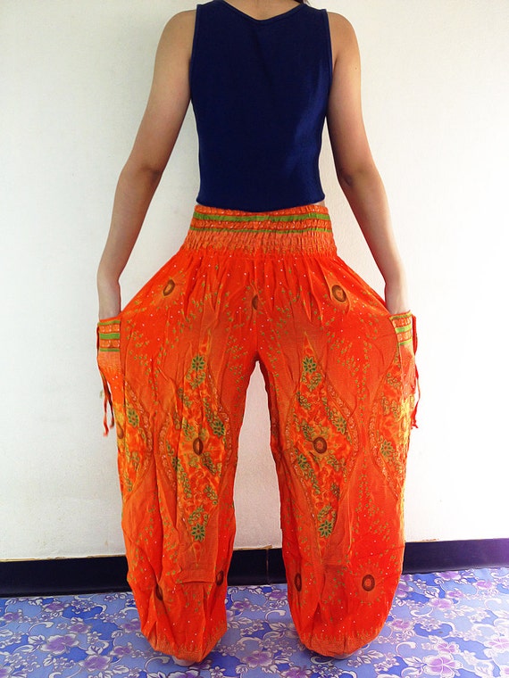 Women Trouser Thai Pants Yoga Pants Aladdin Pants Thai Pants | Etsy