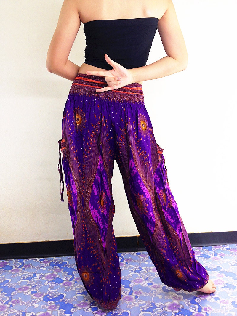 Women Harem Pants Yoga Pants Aladdin Pants Thai Pants Boho | Etsy
