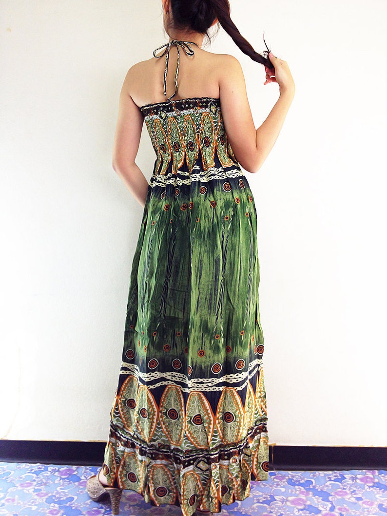 Thai Women Maxi Dress Gypsy Dress Boho Dress Hippie Dress | Etsy