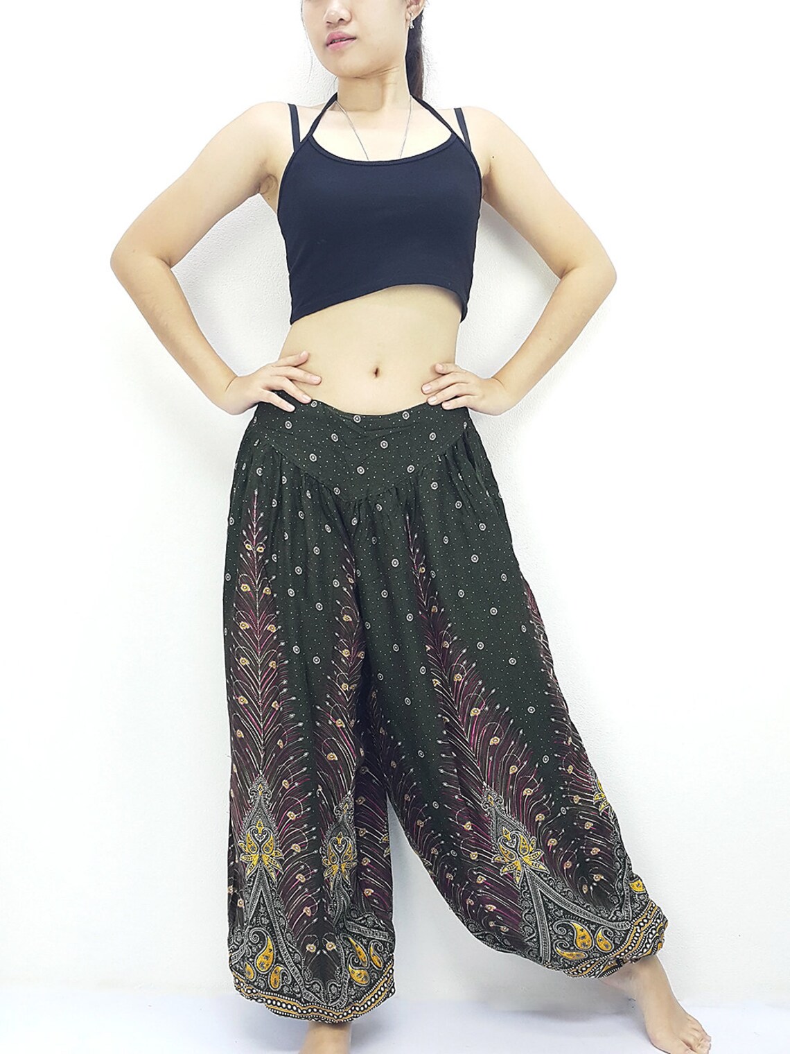 SRT16 Women Harem Pants Yoga Pants Aladdin Pants Thai Pants Etsy