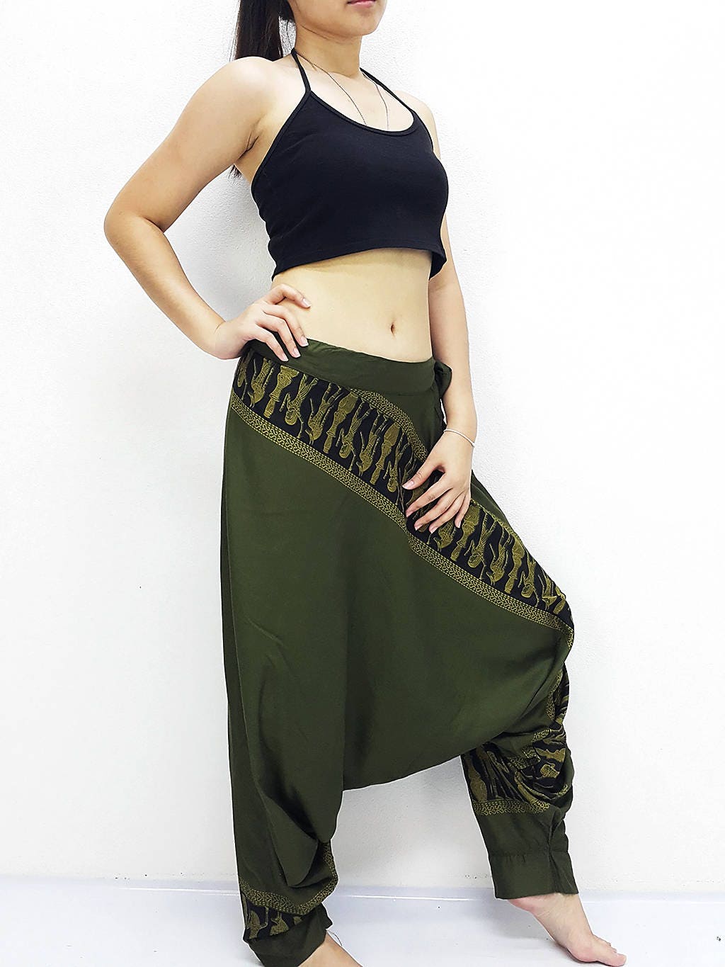 LRH17 Women Harem Pants Yoga Pants Aladdin Pants Thai Pants | Etsy