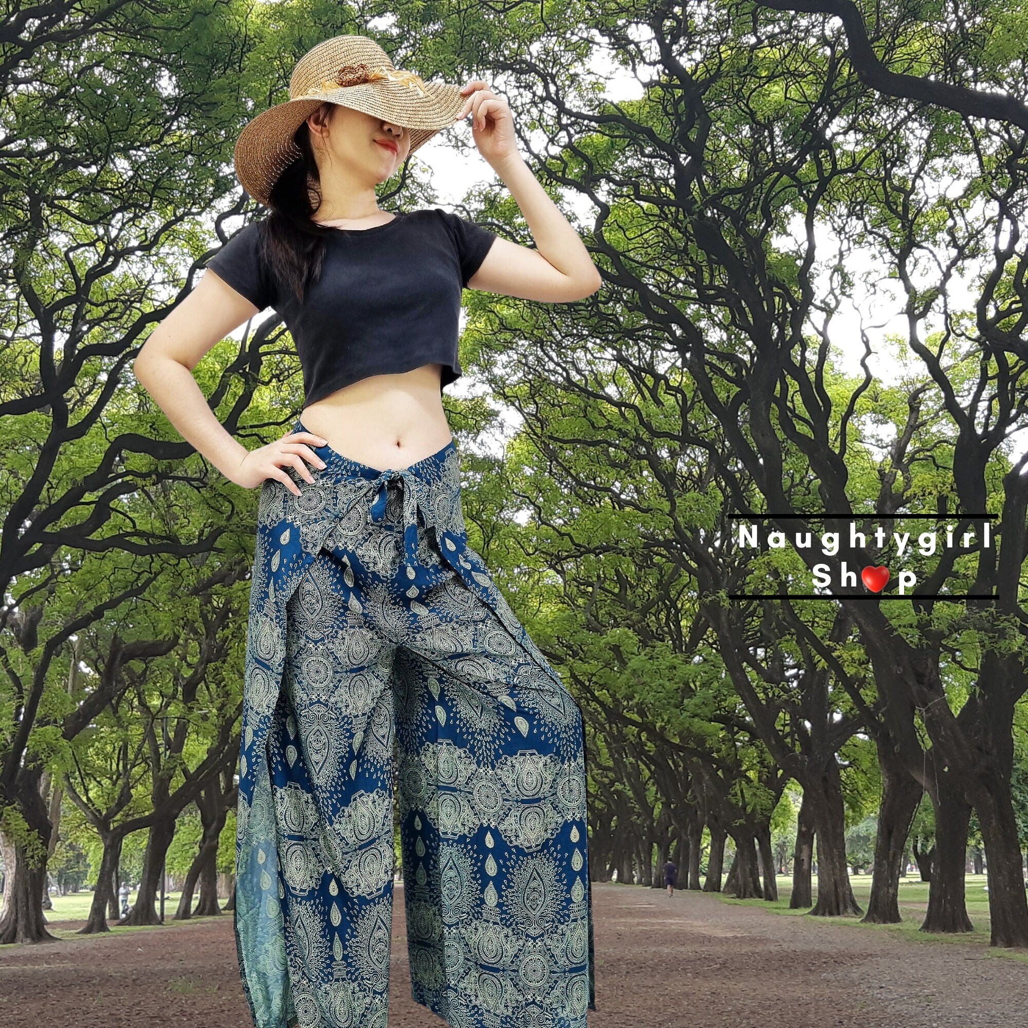 eaphi wrap design button slacks - メルカリ