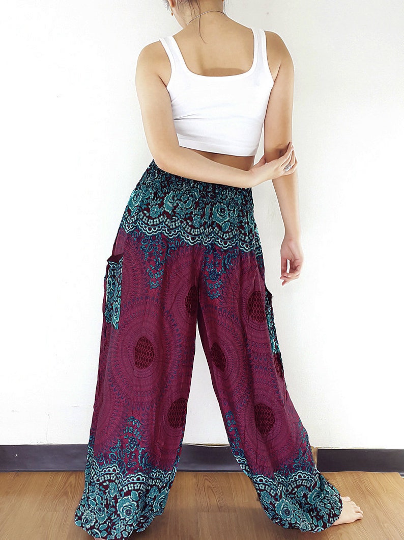 Women Trouser Pants Yoga Pants Aladdin Pants Thai Pants Boho | Etsy