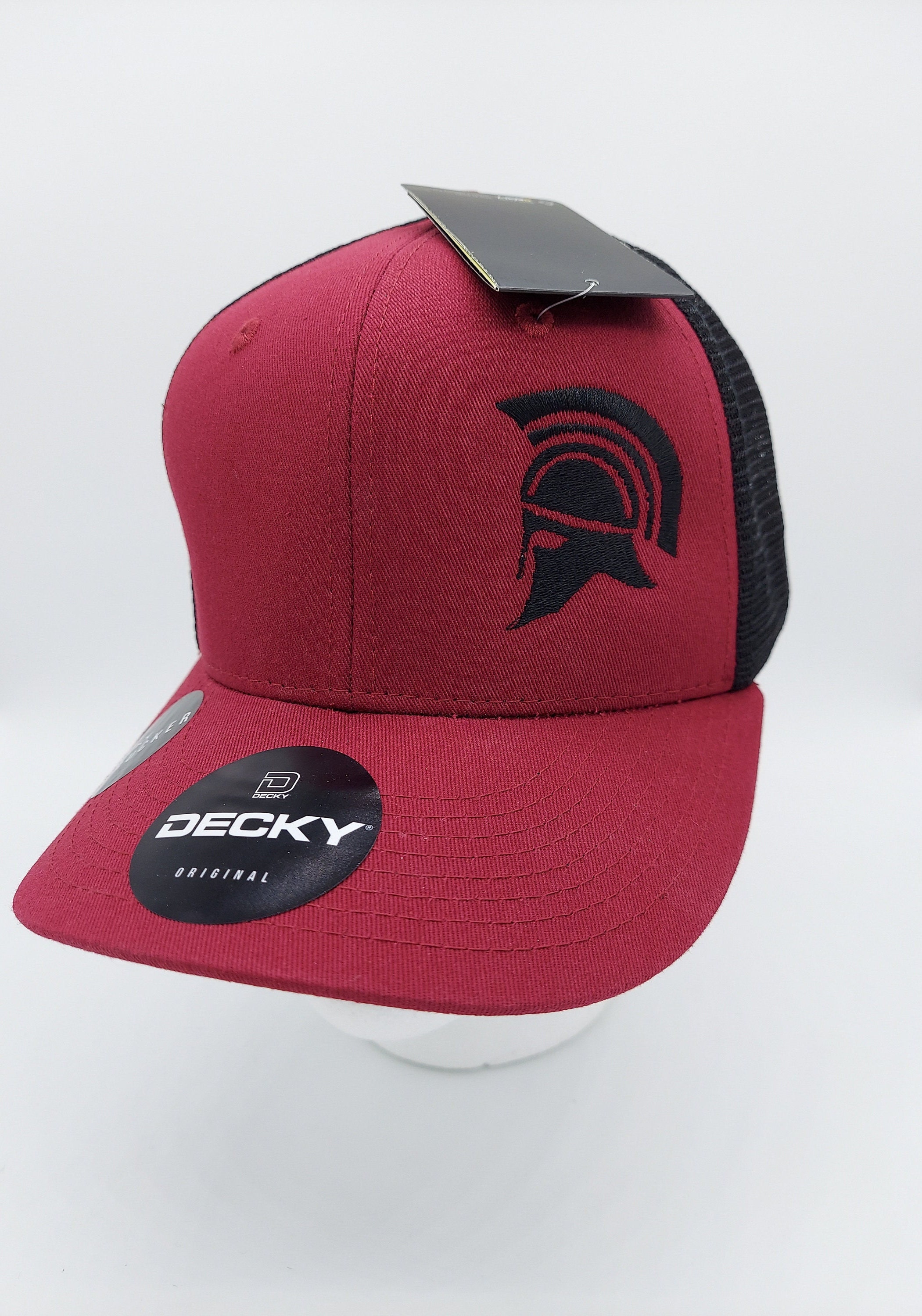 Black Trucker Hat: Spartan Gifts 