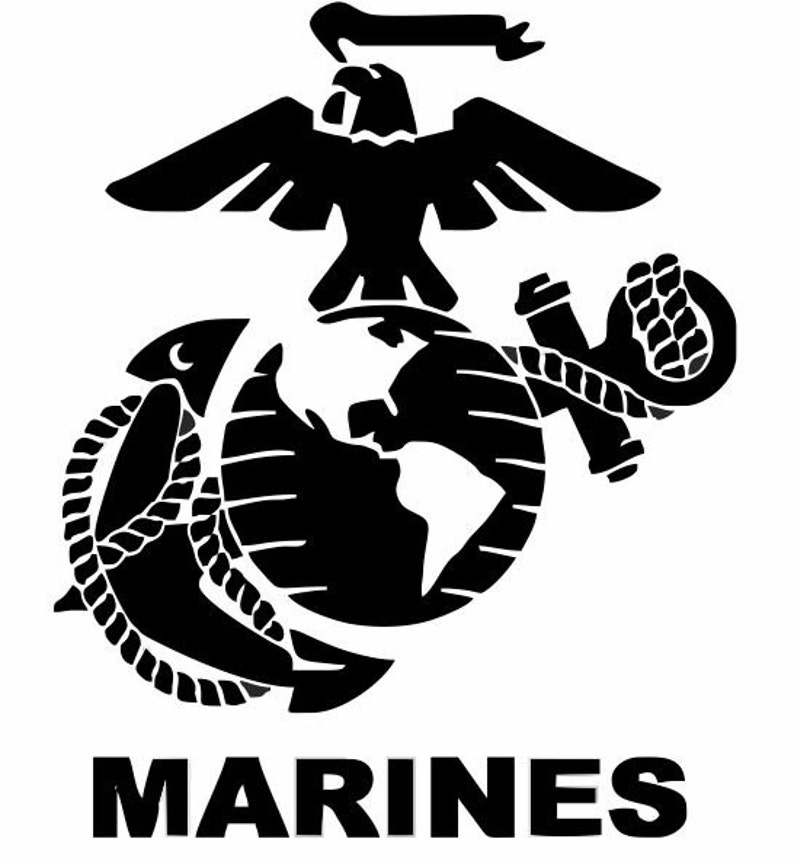 MARINE CORPS DECAL for Cars Usmc Gifts Military Decals | Etsy