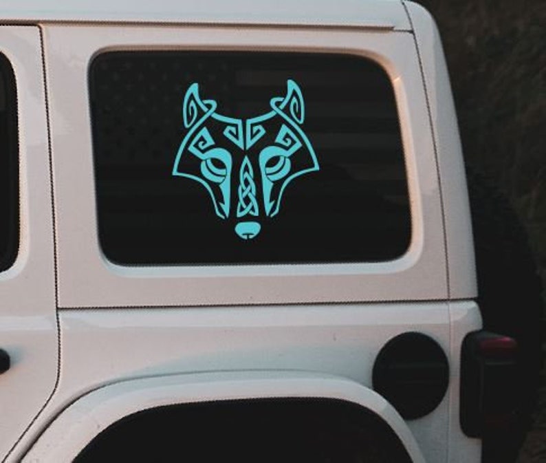 Fenrir Viking Wolf Decal Norse Mythology Viking Decals Etsy