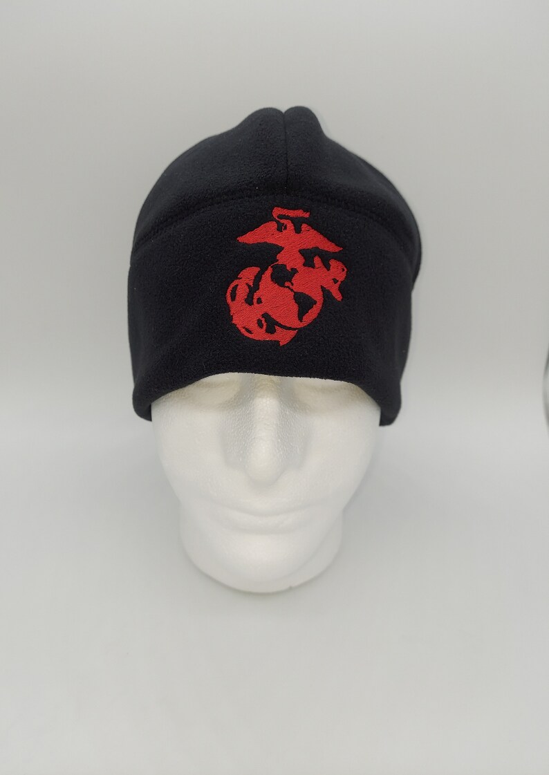 Fleece Skull Cap Beanie with EGA Military Gifts Marine Etsy