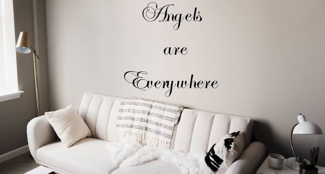 Angels are Everywhere Angel decals Christian Decals Decals Etsy