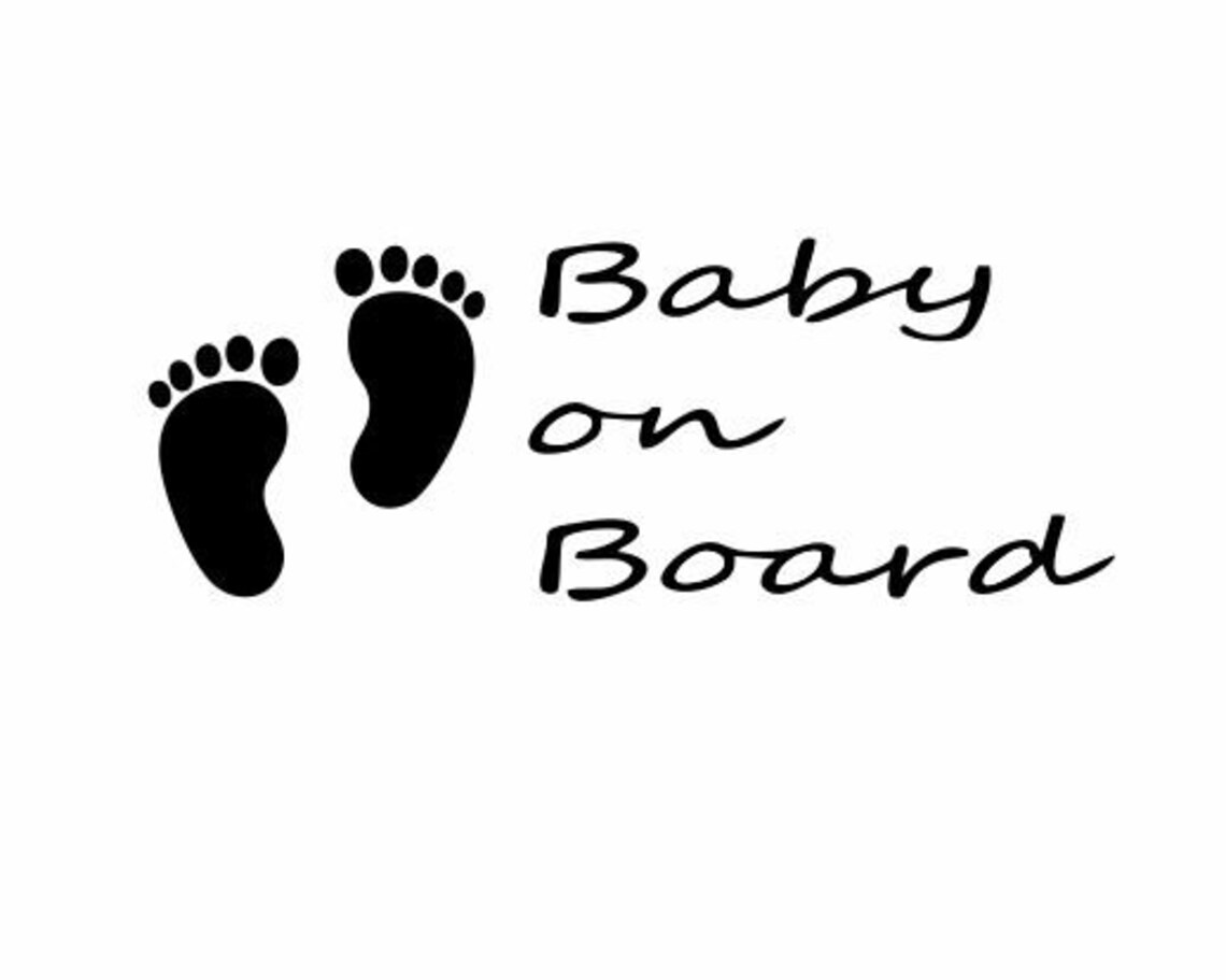 Baby on Board Decal Baby Decal Car Decals Mommy Decals Etsy