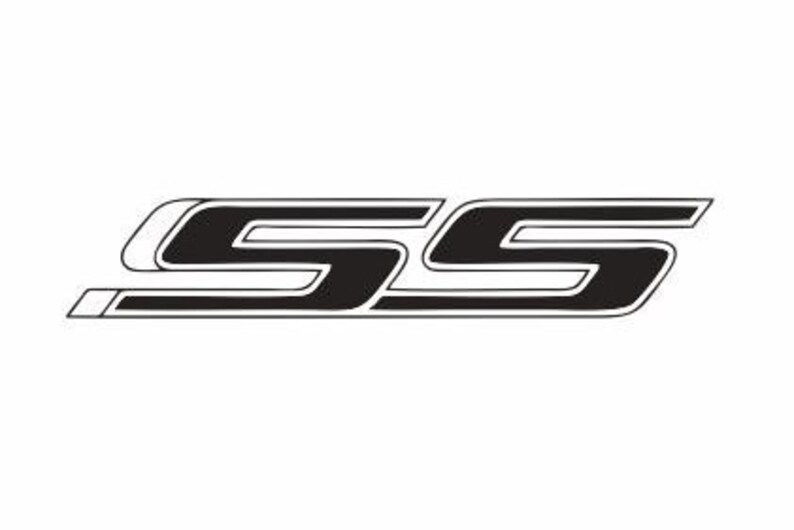 SS Chevy Symbol Automotive Decals Vinyl Decals for Cars | Etsy