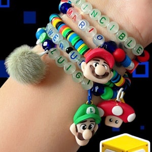 Super Mario Bros. Inspired bracelets