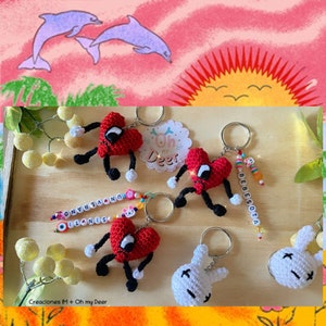 Bad Bunny inspired Keychains