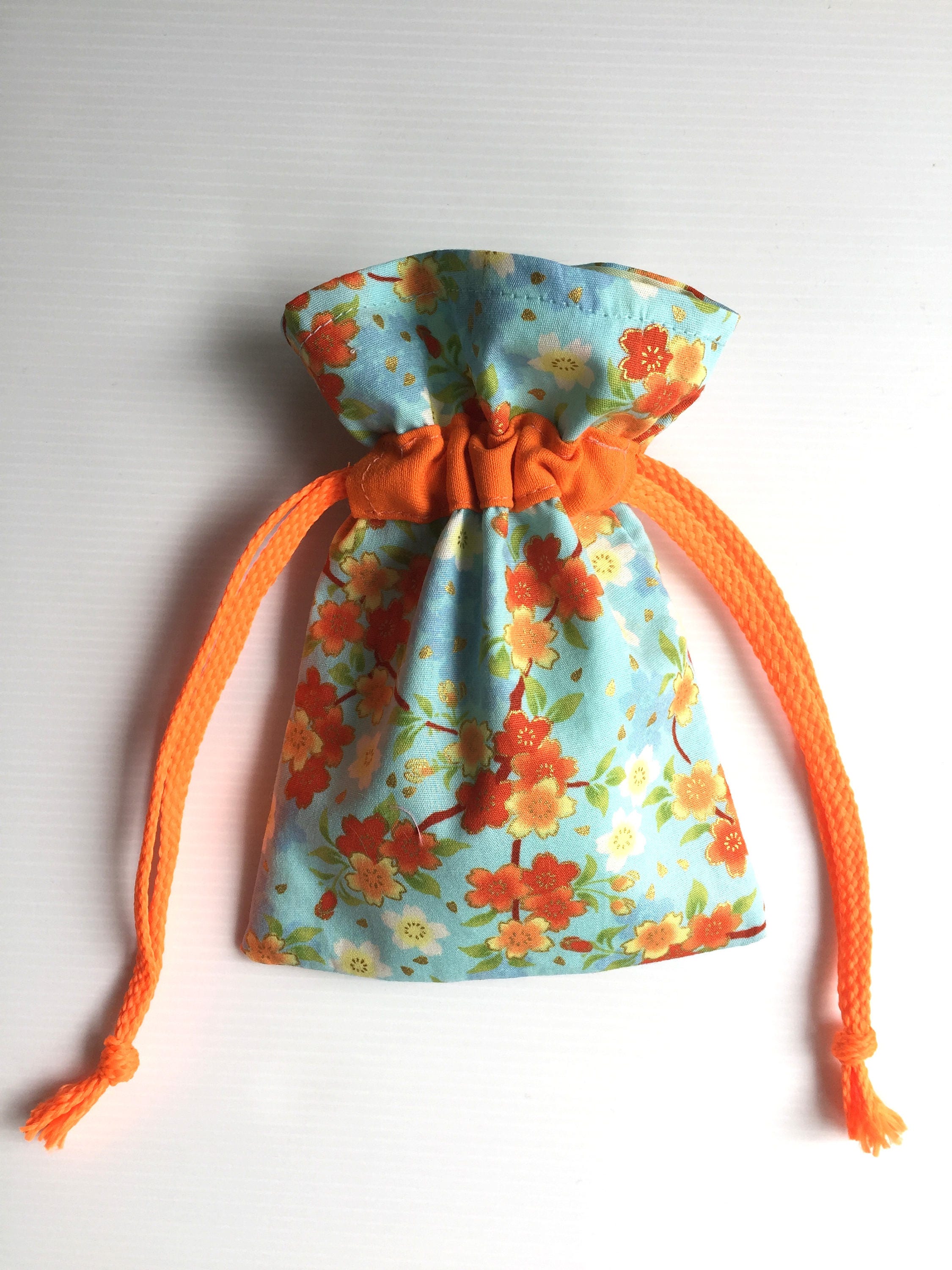 Small Drawstring pouch bag small gift bag ring bag Japanese Etsy