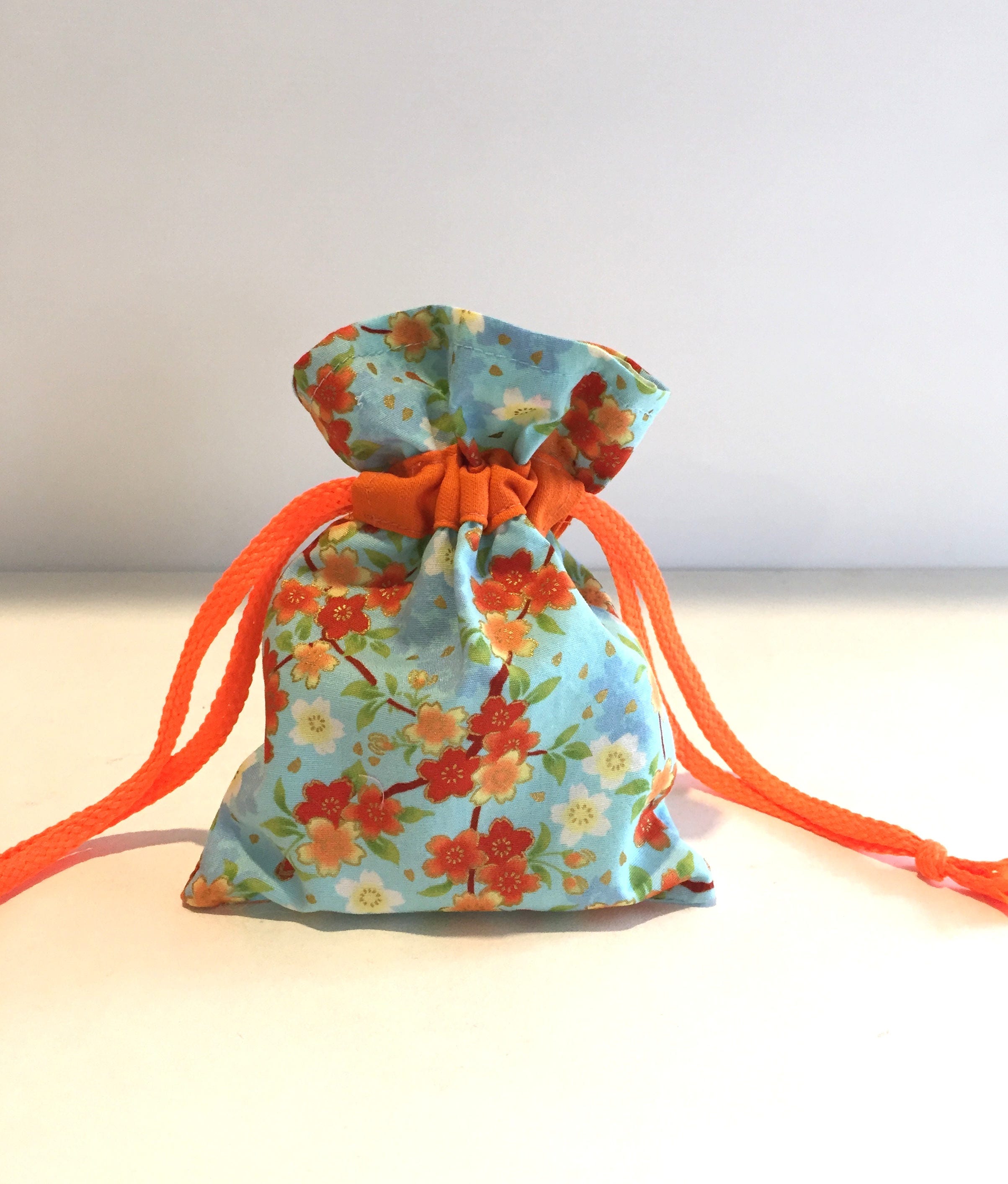 mini drawstring purse