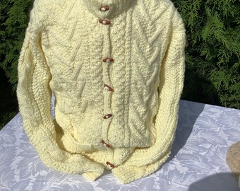 Hand Knit Cardigan - Etsy