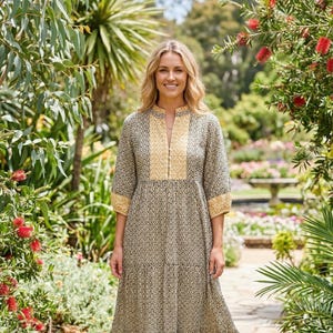 simple contrast dress design Contrast Color Dress