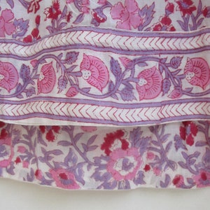 mix color floral printed cotton long maxi dress v neckline cotton maxi dress 3/4th sleeve with button maxi dress image 6