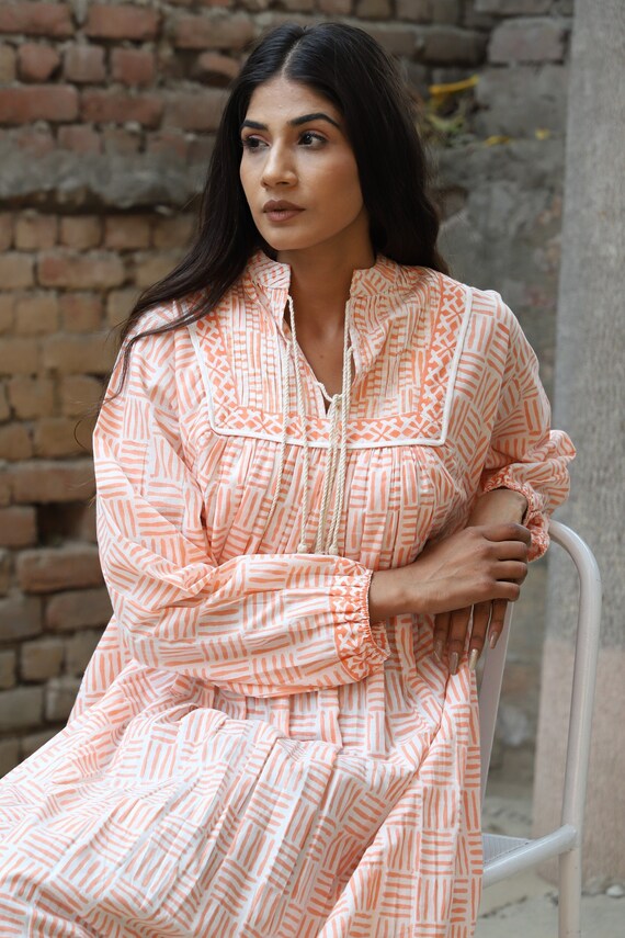Striped tassel clearance dress