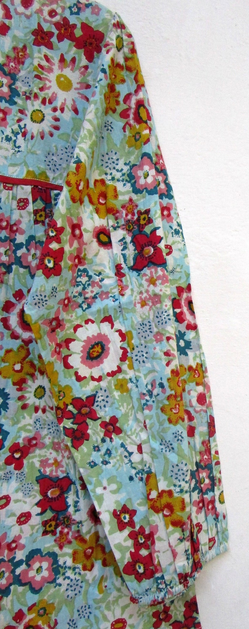v neckline with tassel blouse and tops multi colored floral printed summer tops /& tunics long sleeve women boho blouse