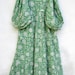 Women’s Rag & Bone Medium Green Floral Printed Maxi Dress