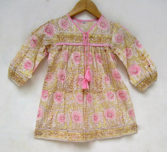 Girls cotton maxi dress sale