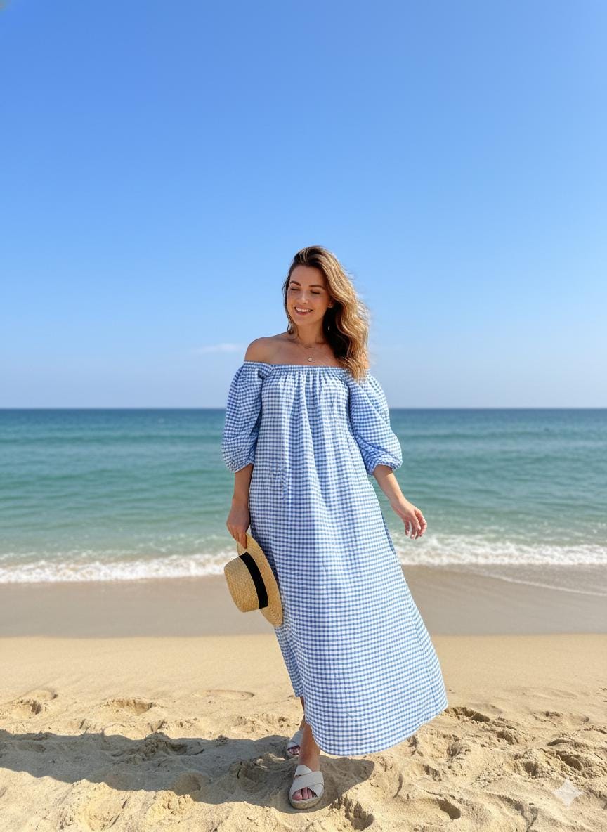 girls blue and white floral dress Girls: Sunny Days Ivory – Shop the Mint colour_powderblue With an easy pull Waist Size:50 Summer Of Me Crop