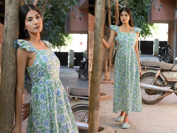 New Jacqueline Style Indian Look Long Maxi Dress Square - Etsy UK