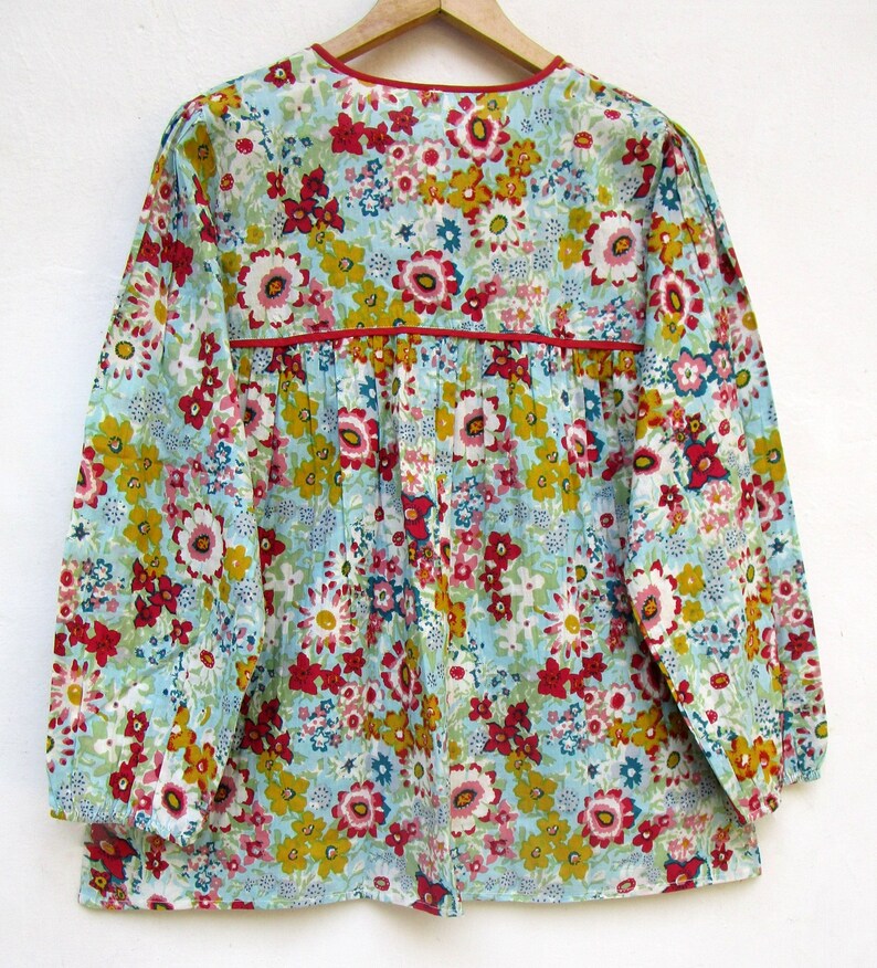 v neckline with tassel blouse and tops multi colored floral printed summer tops /& tunics long sleeve women boho blouse