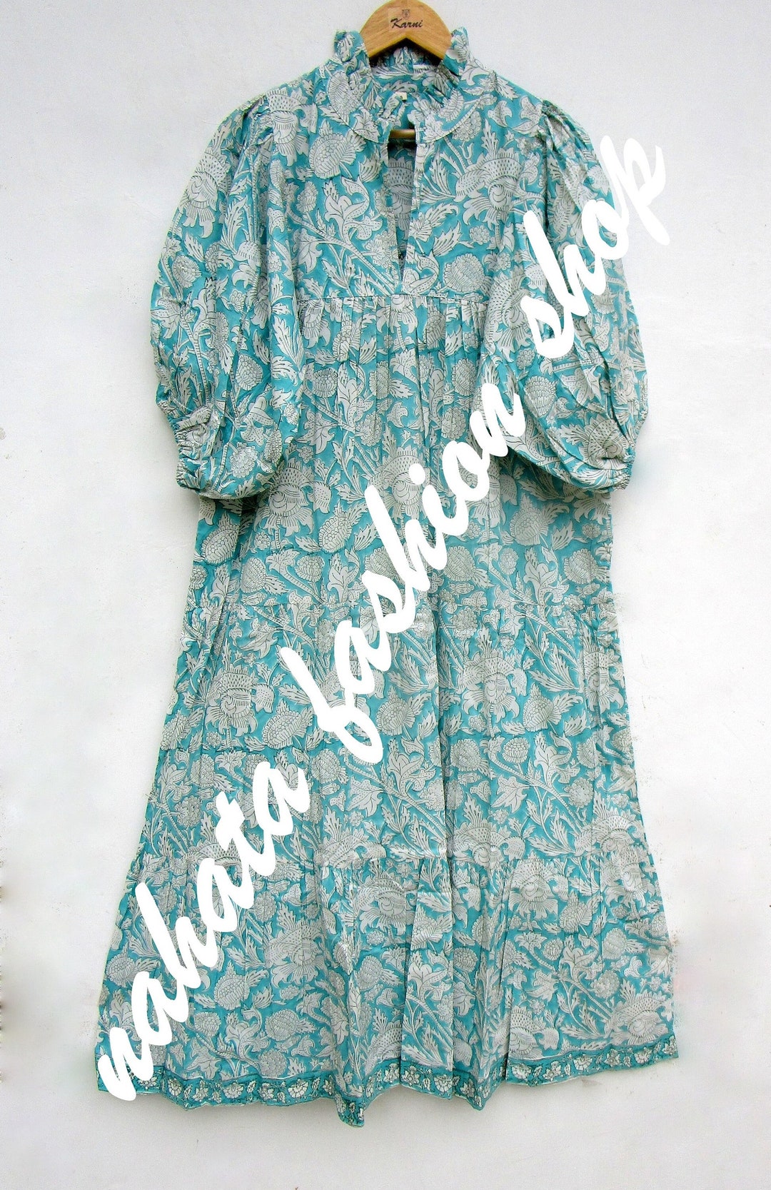 Women's bohemian maxi dress | Elegant v-neck summer long dress in plus size