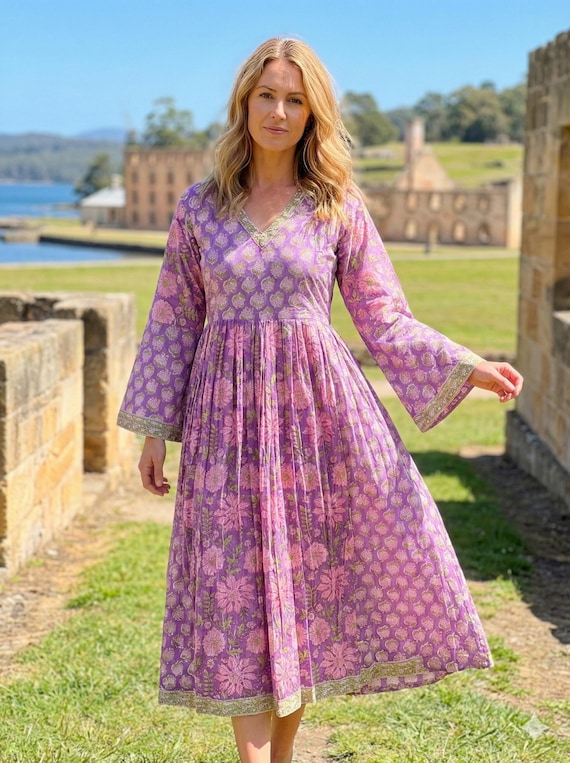 women indian cotton boho dresses Women Cotton Boho Top and Skirt Set, Indian Hand Block Check Print, Adjustable Tie Straps, Summer Crop top Skirt Matching Set, Vacation Wear
