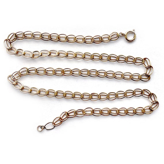 Vintage 9k Gold Chain, 9ct Solid Gold  necklace, … - image 2