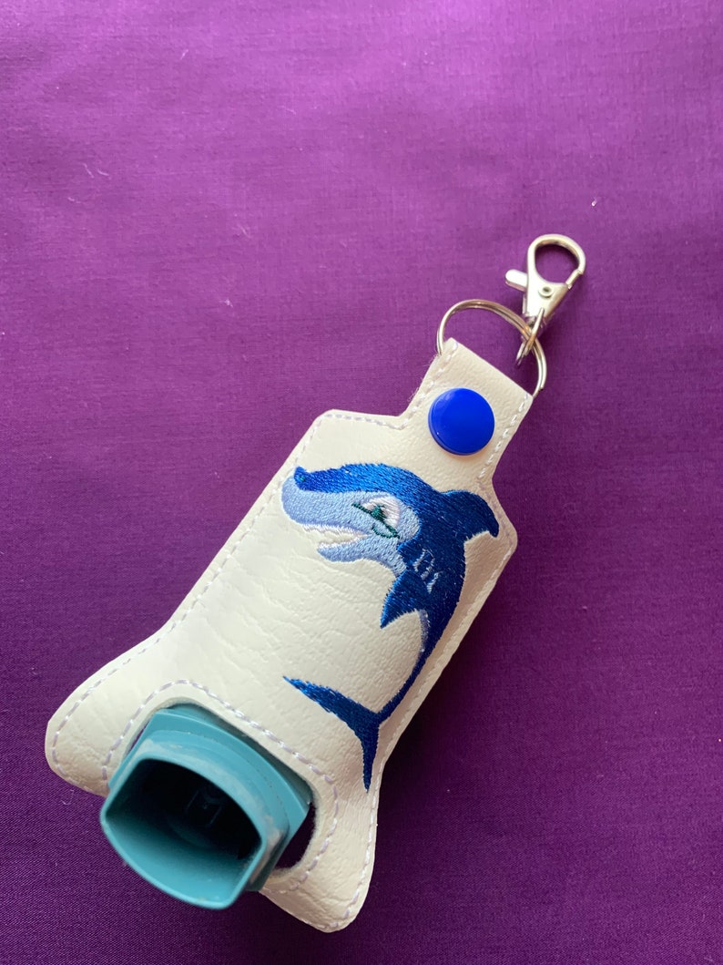 Embroidered Asthma Inhaler Holder Etsy